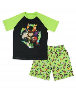 Детский пижамный комплект для сна с героями мультфильмов «Омнитрикс» и пришельцами мальчиков, детей Ben 10