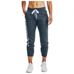 Спортивные штаны женские Rival Fleece Shine Jogger (L) Under Armour. Цвет: серый