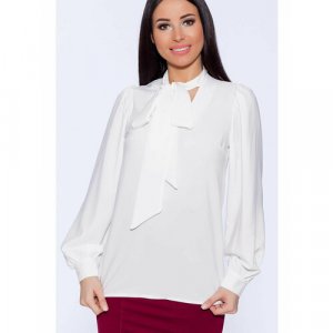 Блуза , размер 54, белый EMANSIPE. Цвет: белая/белый