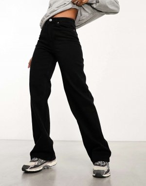 Черные широкие джинсы Tessa Vero Moda