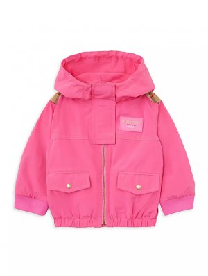 Куртка Marina с капюшоном для маленьких и девочек , цвет bubblegum Burberry