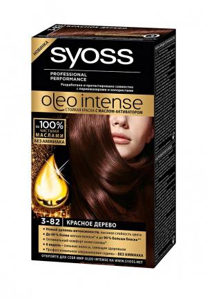 Краска для волос Syoss Oleo Intense 3-82 Красное дерево, 50 мл