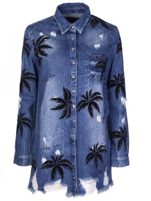 Удлиненная рубашка Aloha Plein PHILIPP