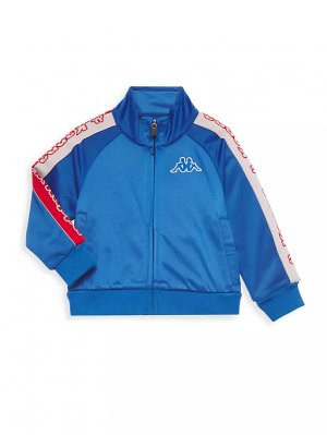 Спортивная куртка Little Kid's & Dartem с логотипом , синий Kappa