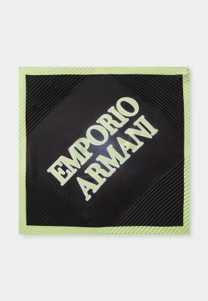 Платок Emporio Armani. Цвет: черный