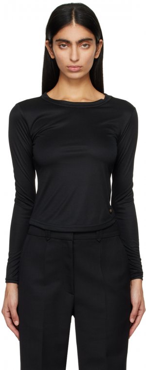 Черная футболка с длинным рукавом Jane Anine Bing