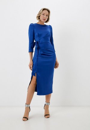 Платье Avemod. Цвет: синий