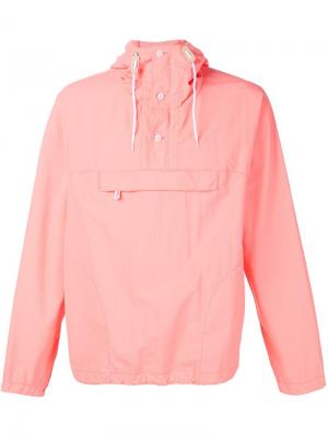 Куртка-пуловер с капюшоном Battenwear. Цвет: розовый и фиолетовый