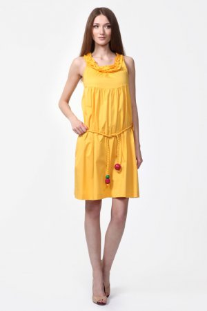 Платье SONIA BY S.R.. Цвет: желтый