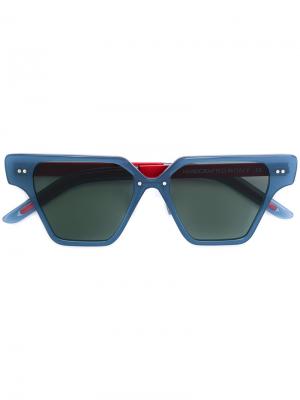 Солнцезащитные очки Cheetah Delirious Eyewear. Цвет: синий
