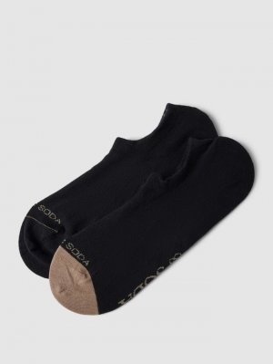 Носки-кроссовки с этикеткой, в упаковке 2 шт., модель Dip Toe , черный Scotch & Soda