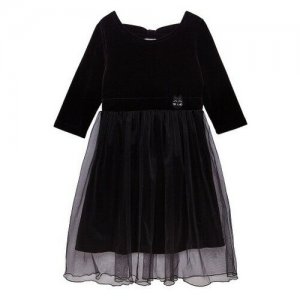 Платье , размер 152, черный Cookie. Цвет: черный