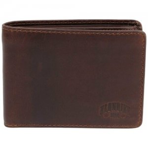 Бумажник KD1041-03, фактура гладкая, коричневый KLONDIKE 1896. Цвет: коричневый