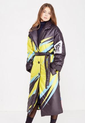 Куртка утепленная Vika Smolyanitskaya. Цвет: разноцветный