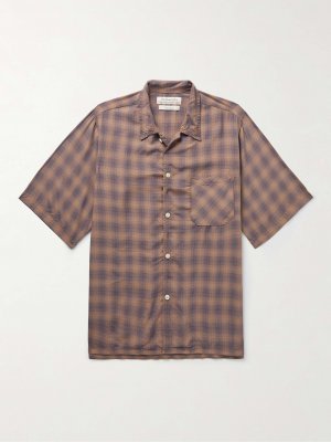 Фланелевая рубашка в клетку, коричневый Remi Relief
