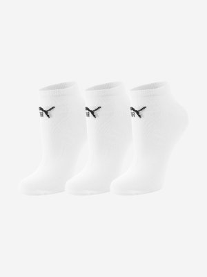 Носки , 3 пары, Белый, размер 35-38 PUMA. Цвет: белый