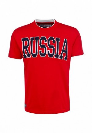 Футболка Atributika & Club™ Russia RU002EMARS88. Цвет: красный
