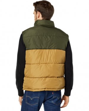Утепленный жилет U.S. POLO ASSN. Color-Block Puffer Vest, цвет Coyote Brown