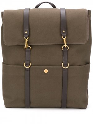 Рюкзак с застежками лобстер Mismo. Цвет: коричневый