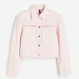 Куртка джинсовая Shoulder-pad, светло-розовый H&M