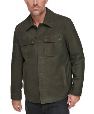Мужская кожаная рубашка Laredo , зеленый Marc New York