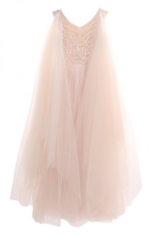 Платье Luxe Sofindy. Цвет: бежевый