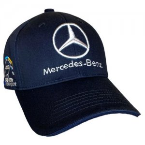 Бейсболка бини Мерседес Кепка Mersedes, размер 55-58, синий Mercedes-Benz. Цвет: синий