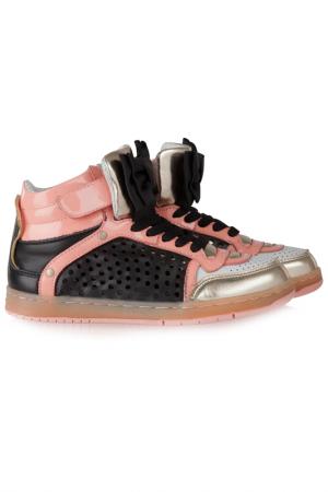 Кроссовки Perforated Sneaker SUPERTRASH. Цвет: розовый