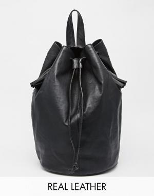 Кожаный рюкзак-мешок Sffill Selected