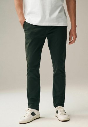Чиносы Trousers Slim Fit , цвет dark green Next