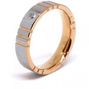 Кольцо CARRAJI, циркон, размер 18, серебряный, золотой Carraji. Цвет: серебристый/золотистый