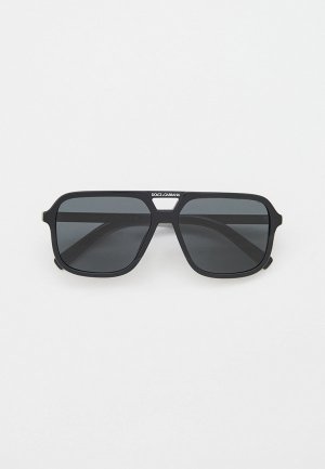 Очки солнцезащитные Dolce&Gabbana DG4354 501/87. Цвет: черный