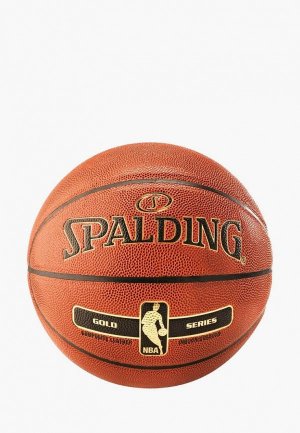 Мяч баскетбольный Spalding GOLD. Цвет: коричневый