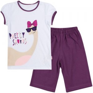Пижама детская для девочки 92р фиолетовый bembi. Цвет: фиолетовый