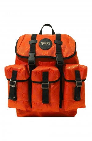 Текстильный рюкзак Off Grid Gucci. Цвет: оранжевый