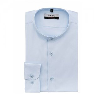 Рубашка, размер 174-184/42, голубой GREG. Цвет: голубой