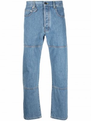 Прямые джинсы с завышенной талией Etudes. Цвет: синий