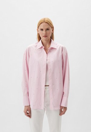 Рубашка MSGM. Цвет: розовый