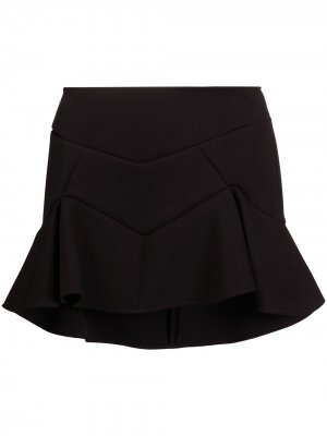 Расклешенная юбка мини Versace. Цвет: черный