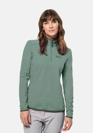 Флисовый пуловер BAISELBERG HZ W , цвет picnic green Jack Wolfskin