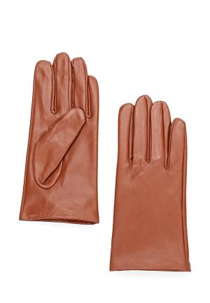 Перчатки MAISONQUE. Цвет: коричневый