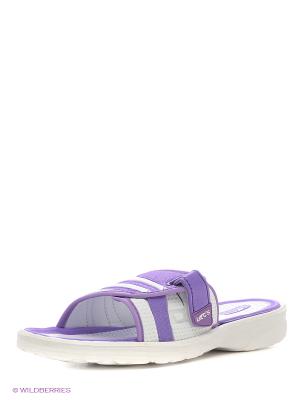 Туфли летние  женские с верхом из синтетических кож облег.конст. Let,s. Цвет: фиолетовый, черный