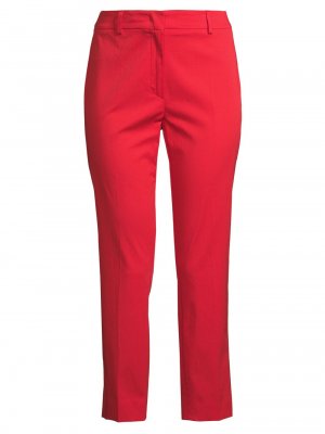 Укороченные брюки прямого кроя Cecco , красный Weekend Max Mara