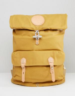 Рюкзак из лакированной хлопковой парусины Reilly Stighlorgan. Цвет: желтый