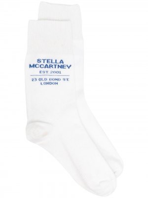 Носки с логотипом Stella McCartney. Цвет: белый
