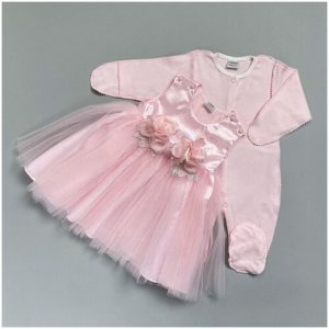 Комплект одежды , размер 22 (68-74), розовый Clariss. Цвет: розовый