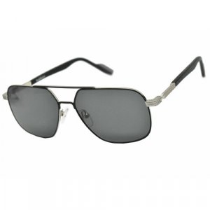 Солнцезащитные очки , серый, черный Baldinini. Цвет: черный/серый