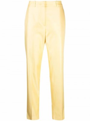 Укороченные брюки прямого кроя Emilio Pucci. Цвет: желтый
