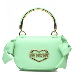 Дорожные и спортивные сумки Love Moschino. Цвет: светло-зеленый