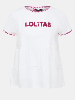 Футболка Lolitas&L. Цвет: белый